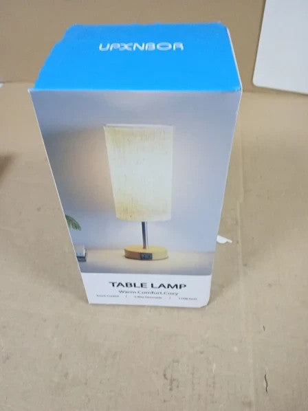 Upxbnor Bedside Table Lamp Bedroom Living Room Study Room Office 1.5m Cable New