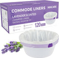 Inincare Commode Liners Bedside Portable Toilet Potty Bed Pan 1000ml New