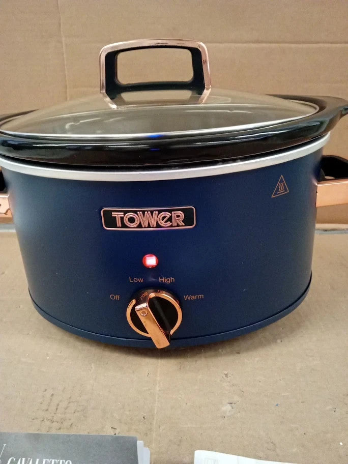 Tower Cavaletto 3.5Litre Slow Cooker With 3 Heat Settings Cool Touch Handles New