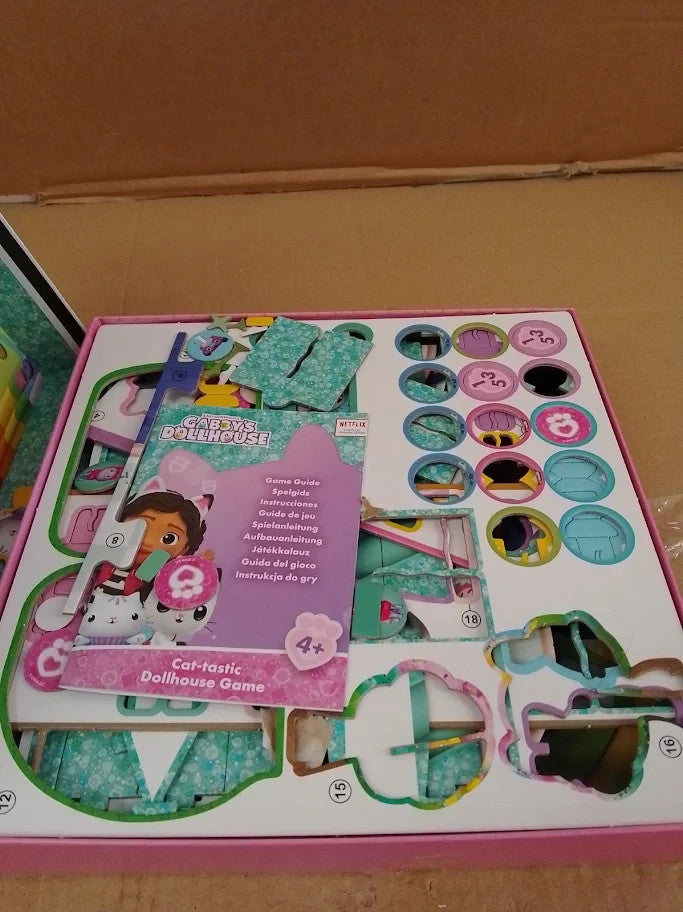 Shuffle FSCGabby Dollhouse Cat-tastic Dollhaouse Game For children 4+ White New