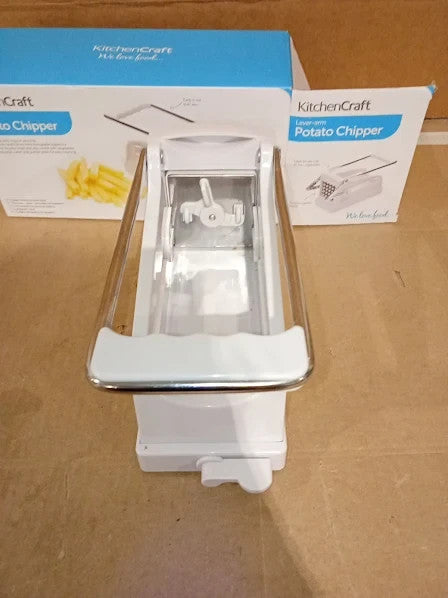 Kitchencraft Potato Chipper Professional Cutter Plastic Stainless 23.5x10.5x12cm