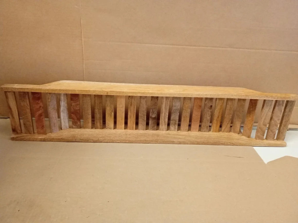 Habitat Mango Wood Bath Bridge Brown Crafted 6x75x15cm New