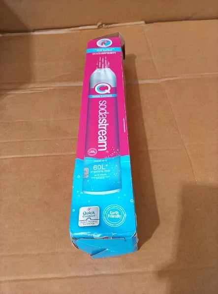 Sodastream CO2 Cylinder Sparkling Water Maker Quick Connect 19.5x12.7x42.6cm New