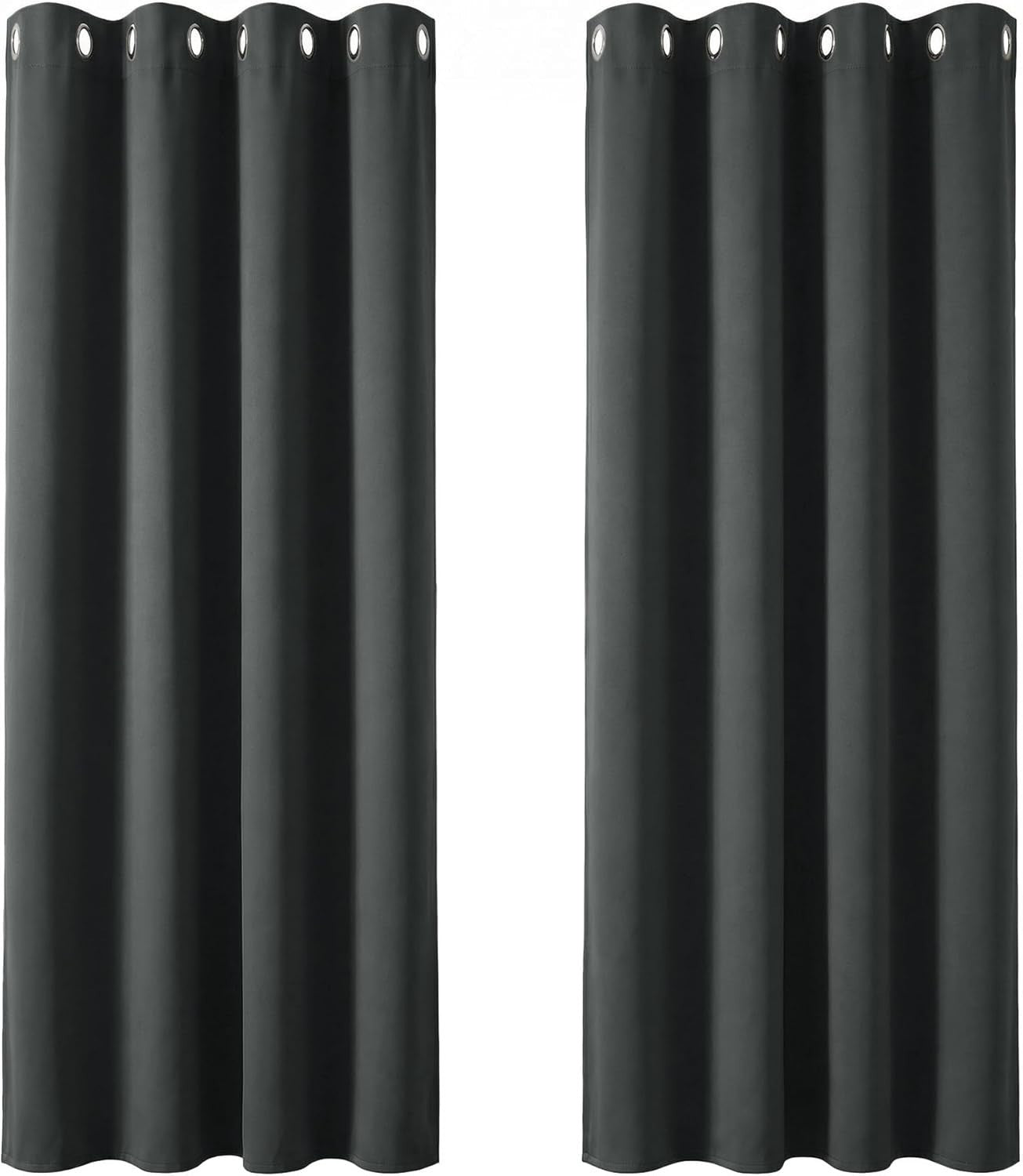 Deconovo Super Soft Thermal Insulated Eyelet Blackout Curtains 182.9x116.8cm New