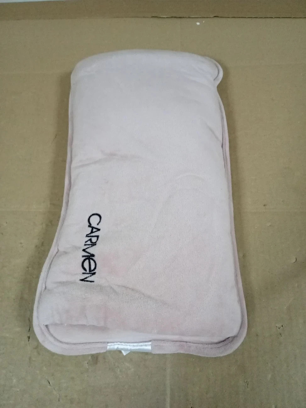 Carmen Large Rechargeable Hot Water Bottle Soft Touch Fleece Cover 36x19cm Pink
