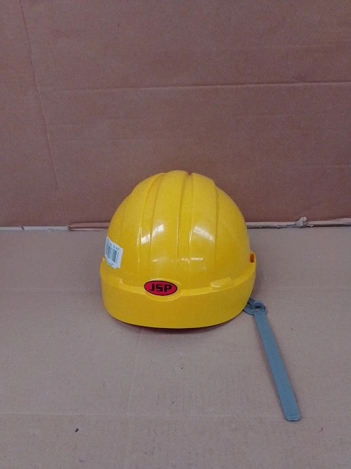 JSP EVO3 Safety Helmet Hard Hat Vented Yellow Slip Ratchet Adjustment EN397