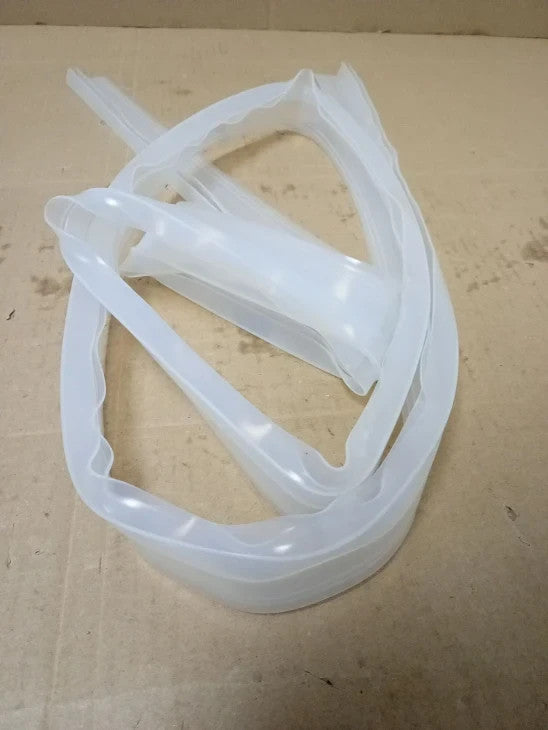 Sourcing Map F Type Shower Door Side for 3/8in Glass 86.5in Long Silicone New