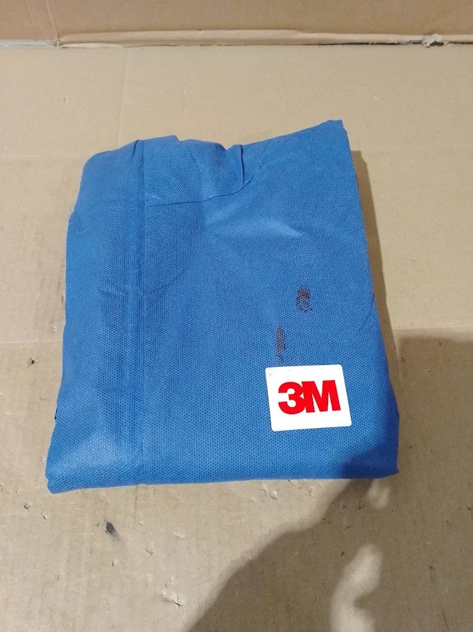 3M Protective Coverall Blue 4515B 2XL Dry Clean Only No Fur Polyester