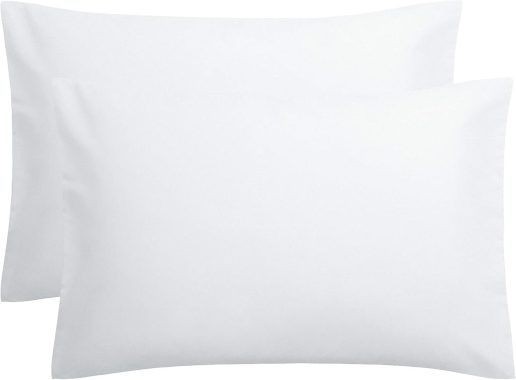 Flxxie 100% Brushed 1800 Microfiber Plain Queen Pillowcases 20x26in New