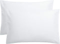 Flxxie 100% Brushed 1800 Microfiber Plain Queen Pillowcases 20x26in New