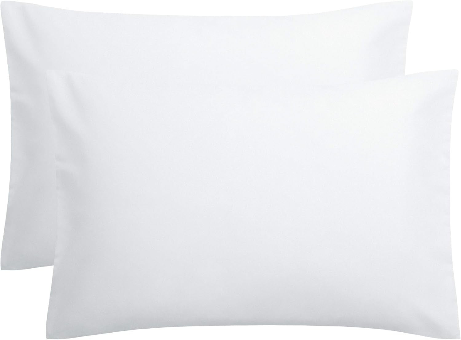 Flxxie 100% Brushed 1800 Microfiber Plain Queen Pillowcases 20x26in New