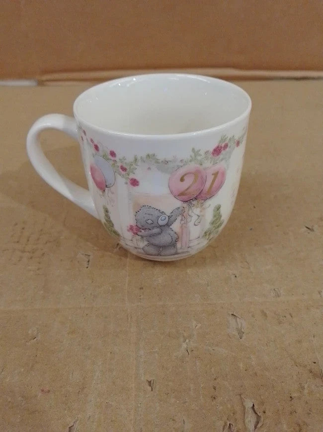 Me To You Tatty Teddy Luxury Bone China Mug Gift Box 21st Birthday New