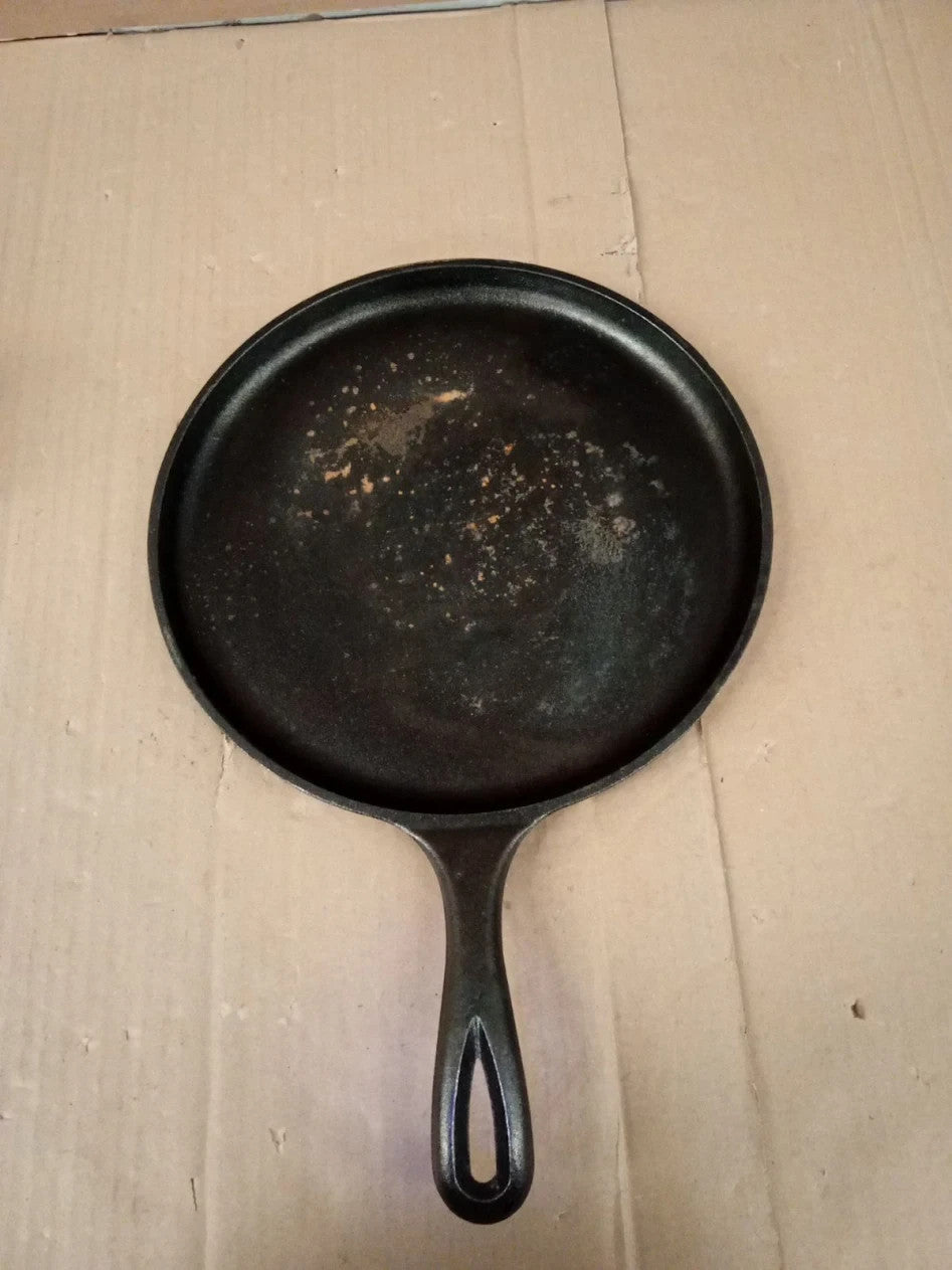 Lodge Pre Seasoned Cast Iron Pancake Pan Crepe Induction Frying 26cm 10.5in