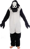Everglamour Sheep Body Suit Unisex Adult Black Large New