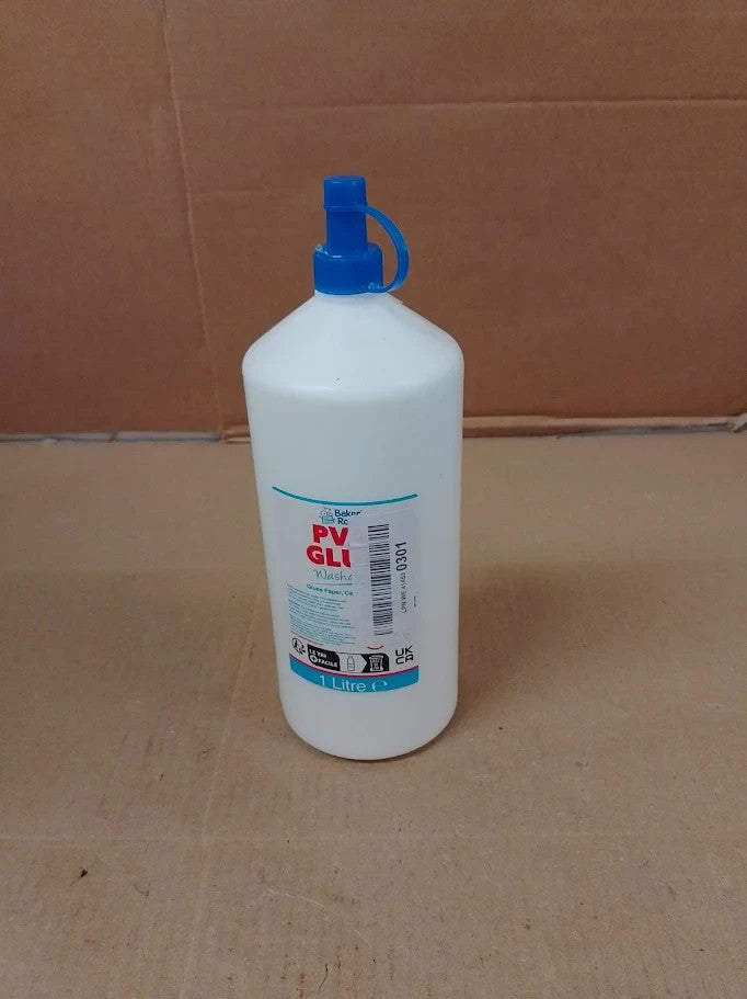 Baker Ross FN078 Washable PVA Glue PVA Schools Teaching Supplies Multipurpose