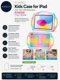 Topesct Kids Case iPad A16 11th 10th Gen 11in 10.9in Kid Friendly Silicone