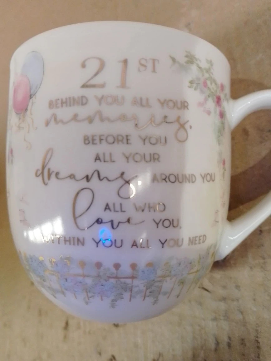 Me To You Tatty Teddy Luxury Bone China Mug Gift Box 21st Birthday New