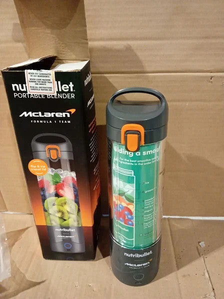 Nutribullet Portable Blender Mclaren Formula 1 Team Grey 9.5x8.5x30cm New
