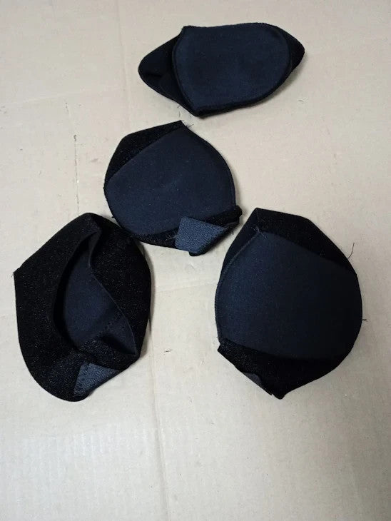 Easicuti Plantar Fasciitis Gel Heels Cup Protectors 2 Pairs Cushion Pad Black
