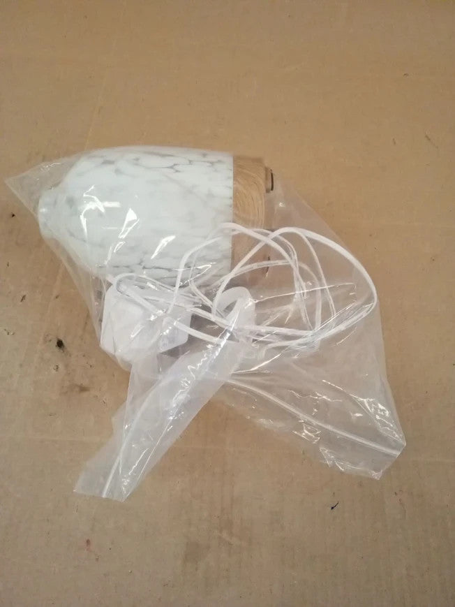 Habitat Confetti Glass Electric Diffuser 100ml Capacity White 16x9.2cm