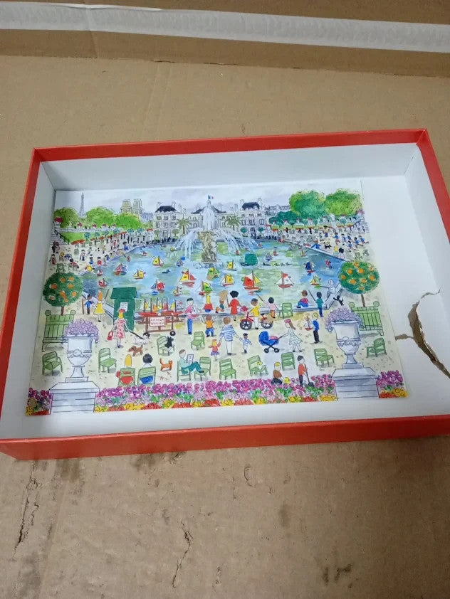 Galison Springtime In Paris 1000Pcs Michael Storrings Puzzle The Spring New