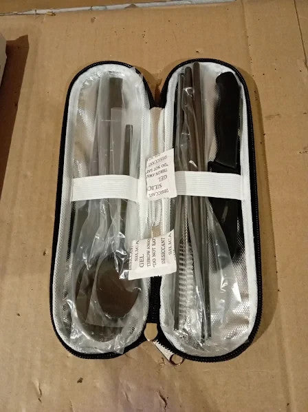 Elevate Your Outdoor Experience Hecef Travel Cutlery Set Camping