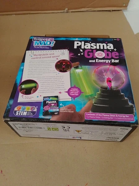 Science Mad Plasma Globe Energy Bar 2 In 1 Kit Kids Explore Fascinating 8+