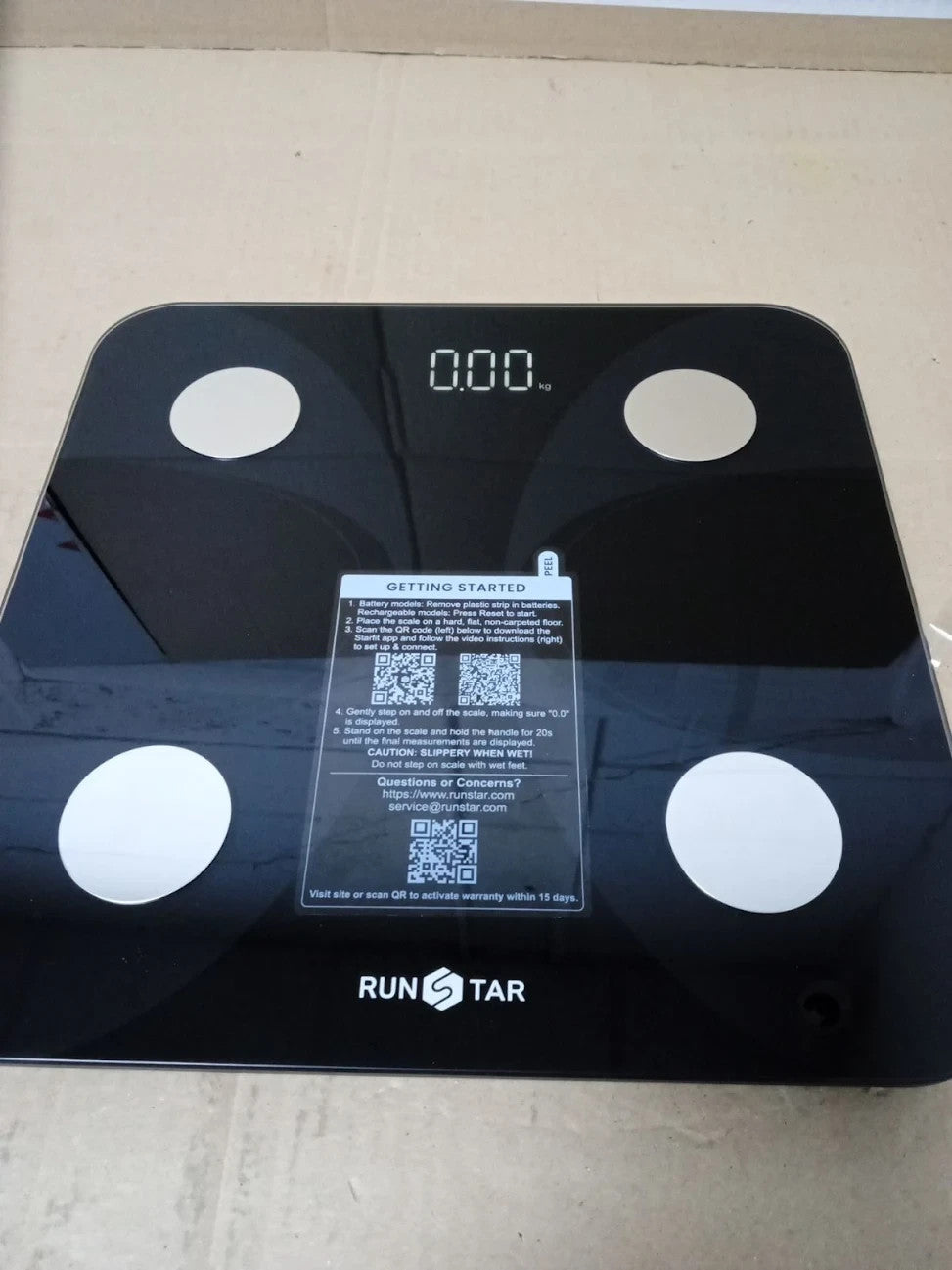 RunSTAR Scales Body Weight Fat Percentage Ultra Precision Digital Accuracy New