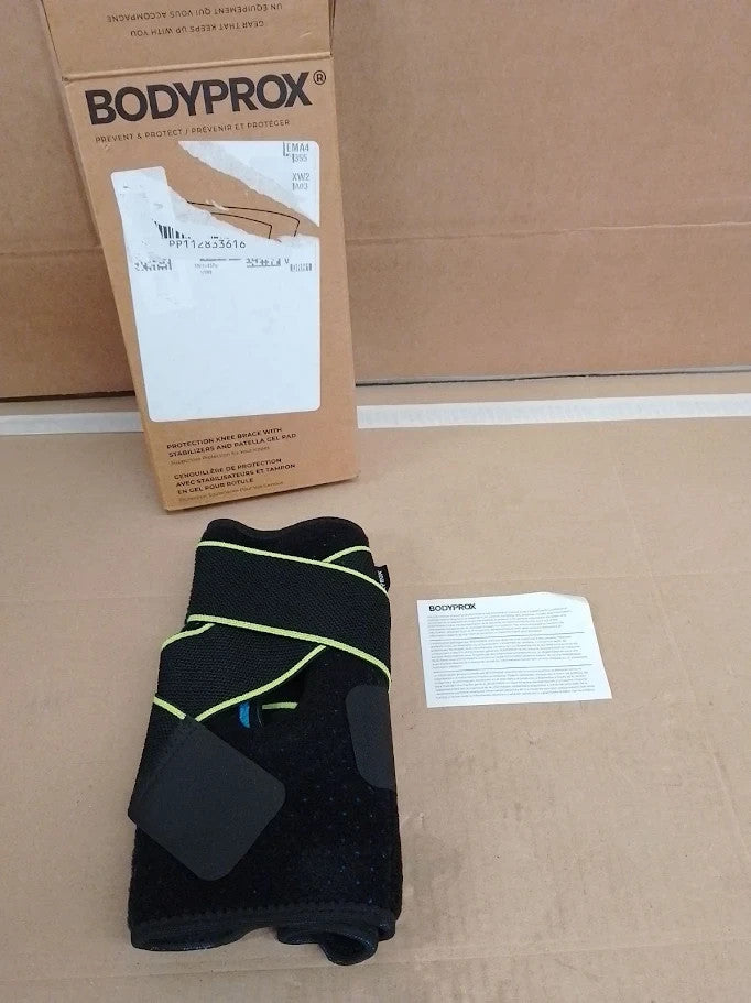 Bodyprox Knee Brace Side Stabilizers Patella Gel Pads Support XS New