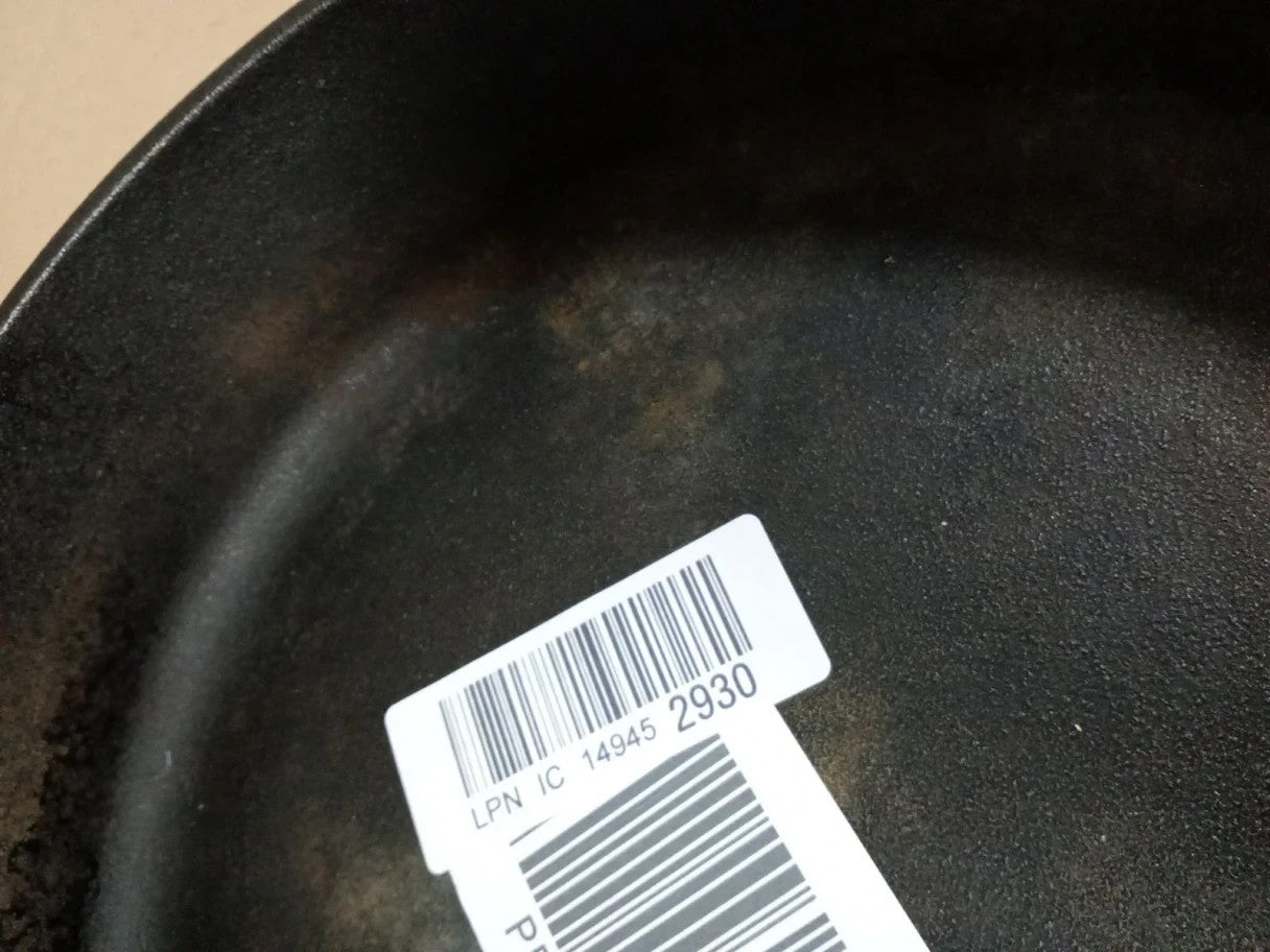 Cast Iron Skillet Frying Pan Pre Seasoned Oven Safe Grill Hob Camping Heavy Duty
