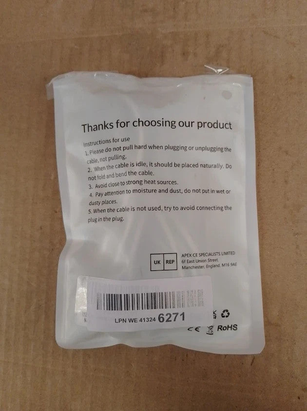 USB C Lightning Cable 1Mx1.8M Apple MFi Certified Fast iPhone Charger Cable New