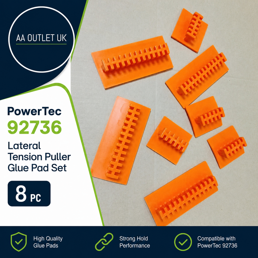 PowerTec 92736 Lateral Tension Puller Glue Pad Set 8pcs