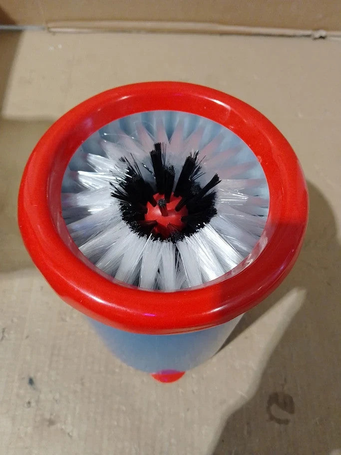 Jantex 8538 In Sink Manual Glasswasher  Washer Nylon Brush Blue Red Plastic New