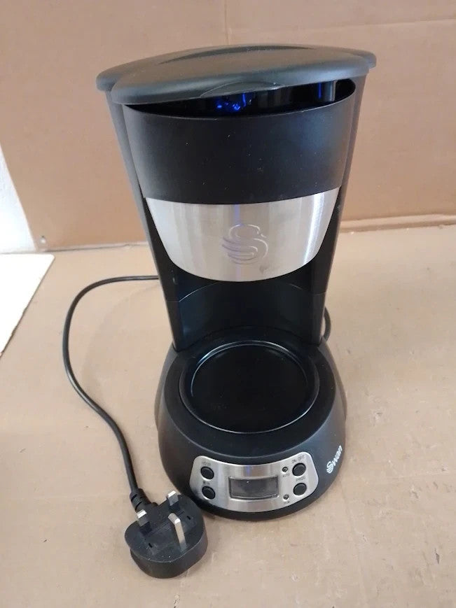 Swan SK13130N Programmable Coffee Maker Keep Warm Function LCD Timer 750ml 700W