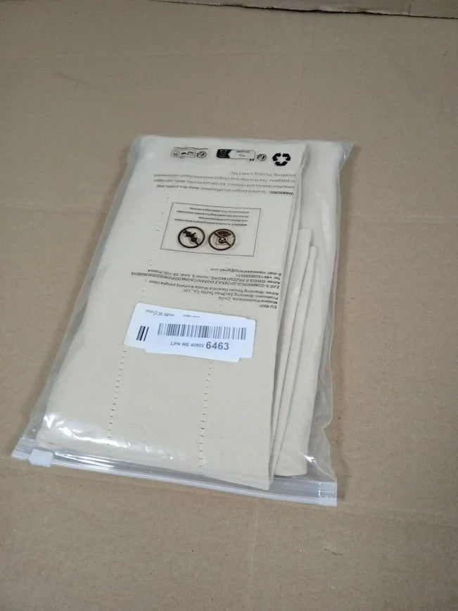LinTimes Blackout Kitchen Curtains 52x15in Long Beige Rod Pocket Short New