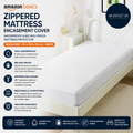 Amazon Basics Zippered Mattress Encasement Cover Waterproof Bed Bug 90x190x30cm