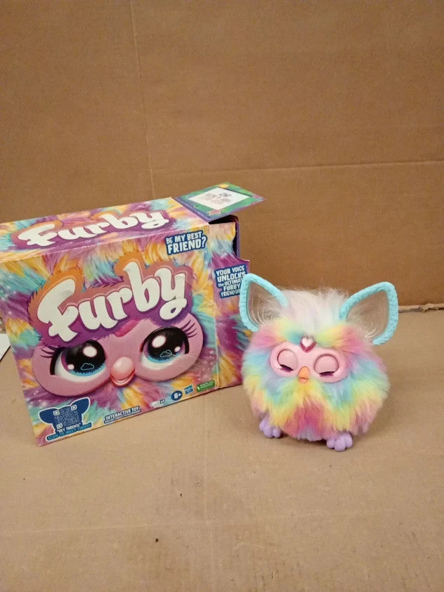Furby Tie Dye Interactive Plush Toy English Version 6+ New