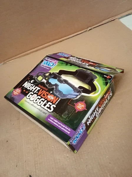 Science Mad Night Vision Goggles Kids Fun Missions Lightweight 20x10x5.5cm 6+