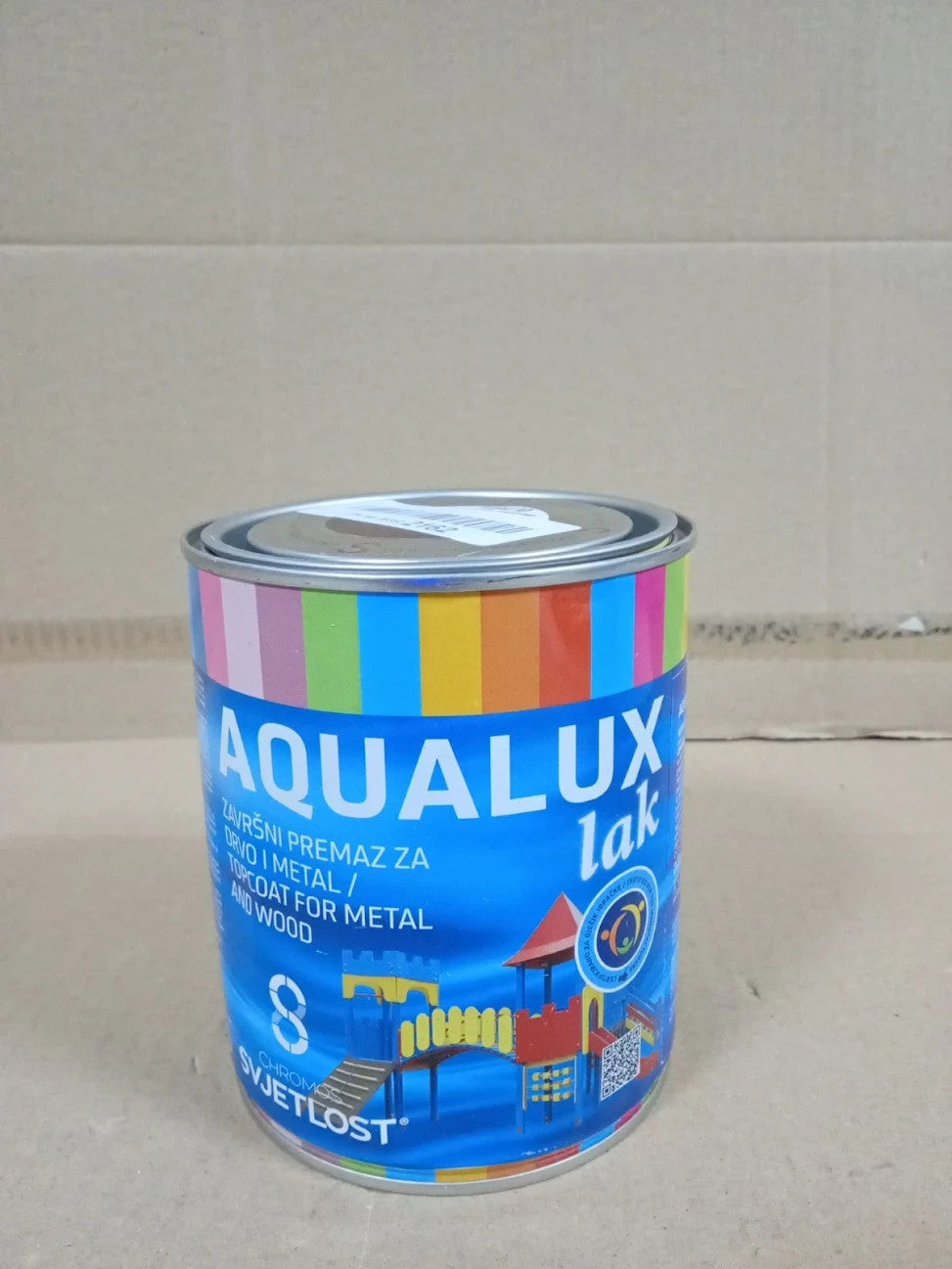 B&S Chromos Svjetlost AQUALUX TOPCOAT Premium Acrylic Finish Coating Wood New