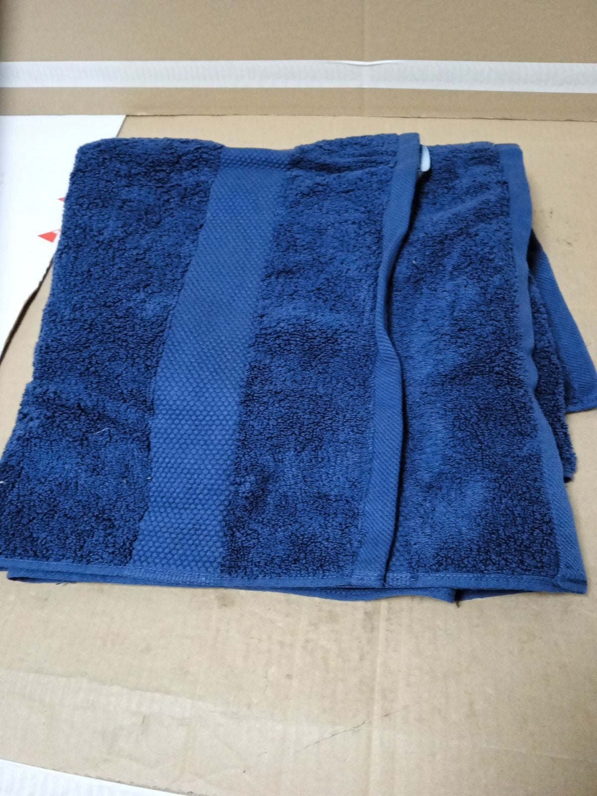 100% Cotton Navy Blue Bath Towel Soft Absorbent Bathroom 1 Piece 70x125cm