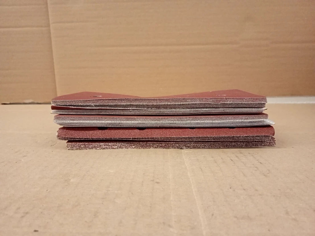 40 Pices Sanding Sheets Electric Sander Rectangle Pads 8 Holes 95x185mm Grits