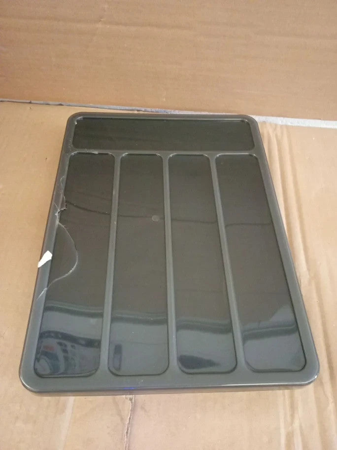 Lifewit Cutlery Tray With Lid Storage Box Kitchen Drawer Counter 9.5lx12.7w