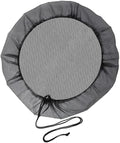 Yanwandefa Rain Barrel Cover Round Adjustable Drawstring 95x95x91cm Black New