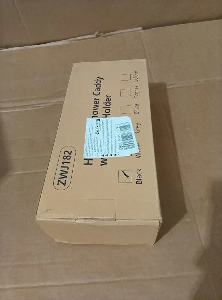 Swtymiki Shower Caddy Hanging Organiser 2 Tier No Drill 27.7x11.5x53cm New