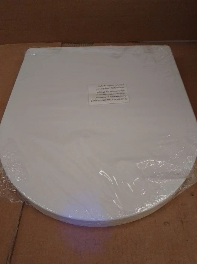 Argos Home Soft Close D Shaped Toilet Seat White Bathroom Replacement Design New
