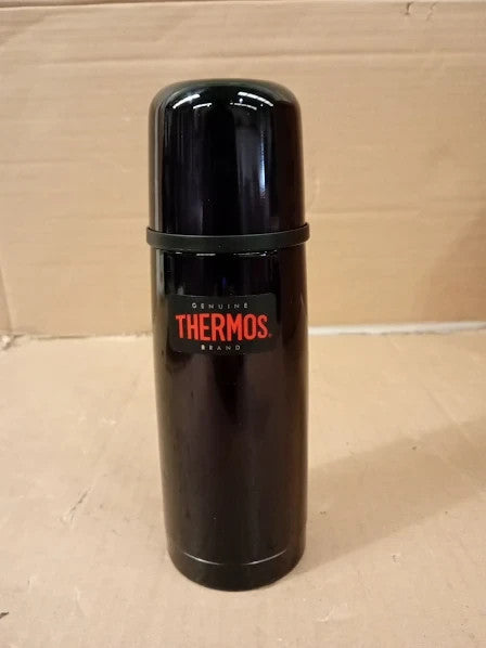 Thermos Light Flask Midnight Blue 350ml Premium Leak Proof 14h Hot 24h Cold