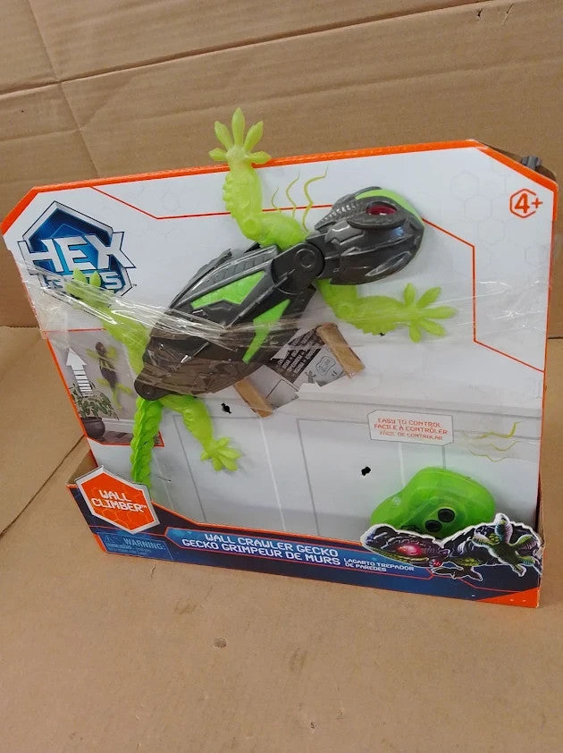 Hex Bots Gecko Remote Controlled Interactive To USB Rechargeable 4+ New