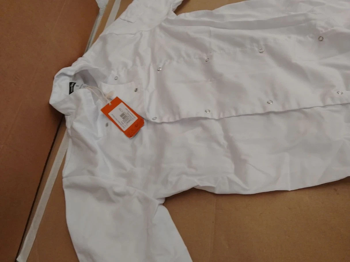 Portwest C733 Cumbria Chef Jacket Lightweight Short Sleeve Unisex Medium New