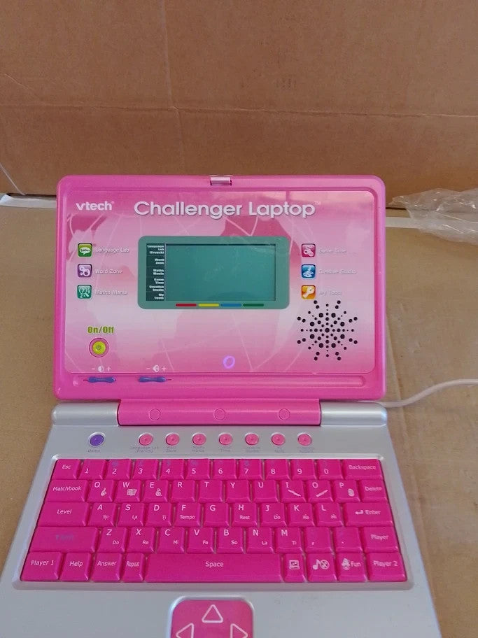 VTech 80-64953 Challenger Laptop Electronic Learning Toy Pink 4+