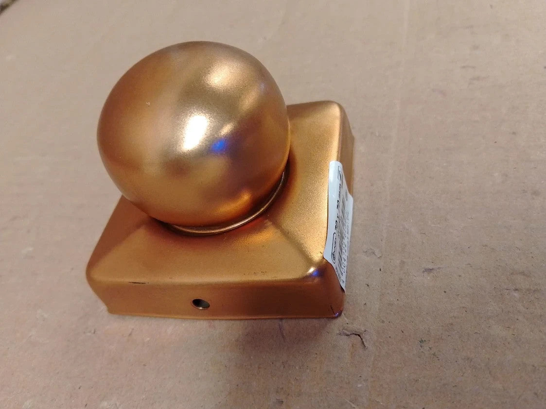 Connex HV4298 70x70mm Copper Post Caps With Ball